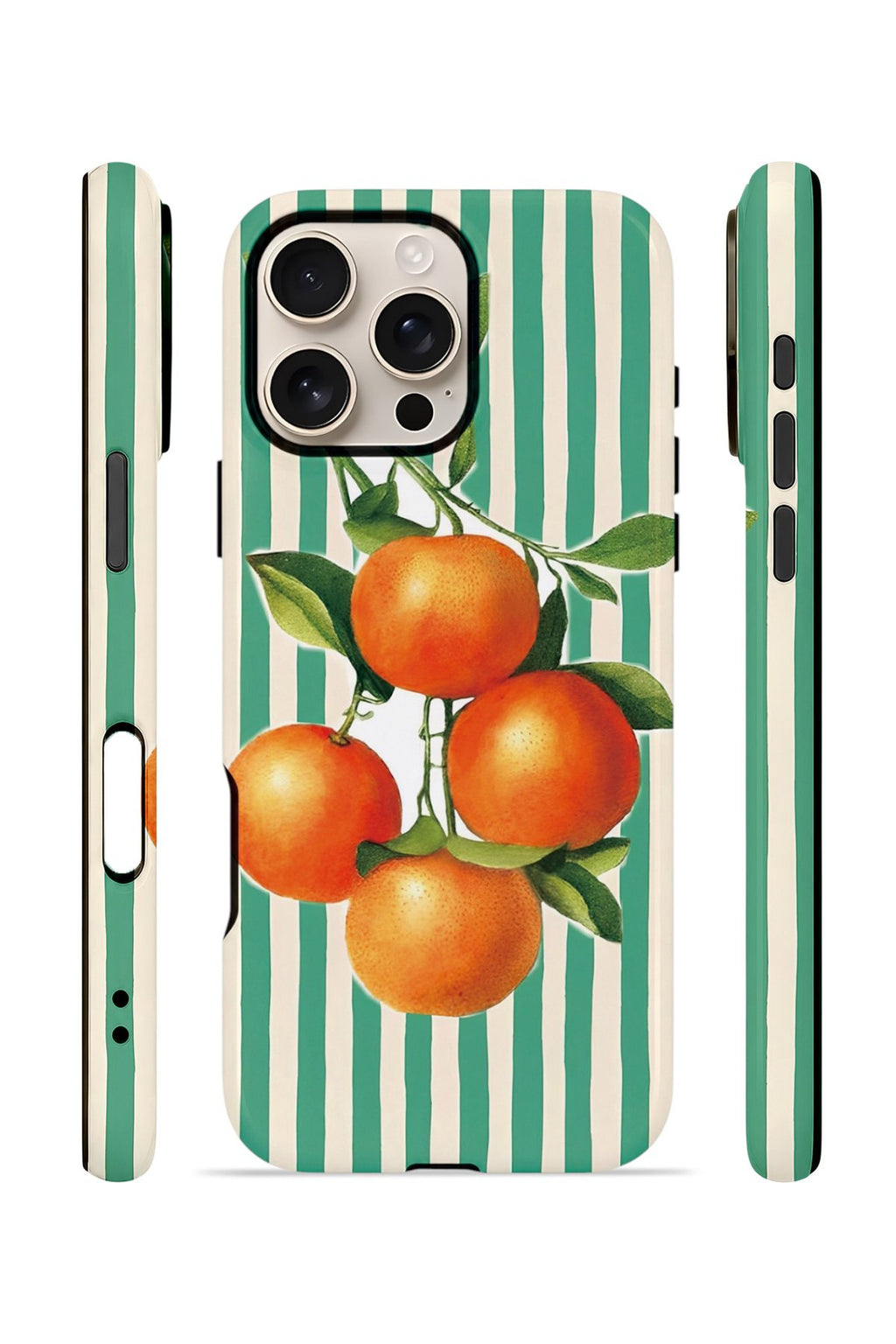 iPhone 16 Pro Max Vorian Çift Katmanlı Kılıf Italian Orange Orchard