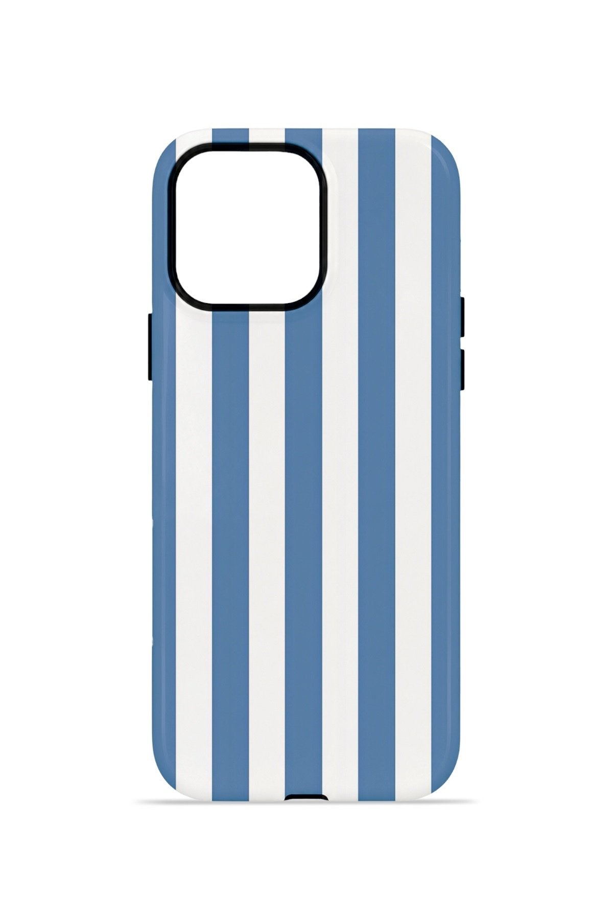 iPhone 13 Pro Max Vorian Çift Katmanlı Kılıf Blue Marina Stripe