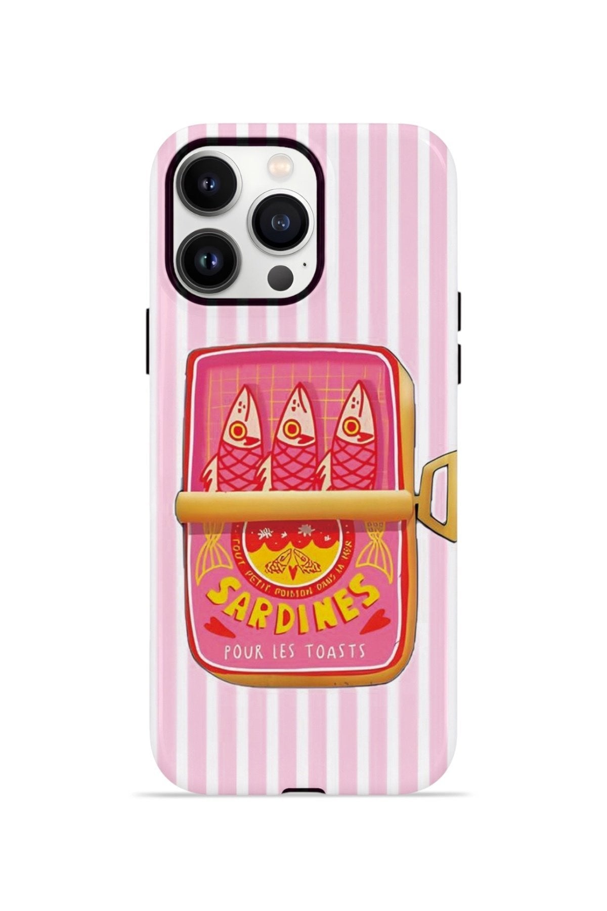 iPhone 14 Pro Vorian Çift Katmanlı MagSafe Kılıf Sardine Club Pink