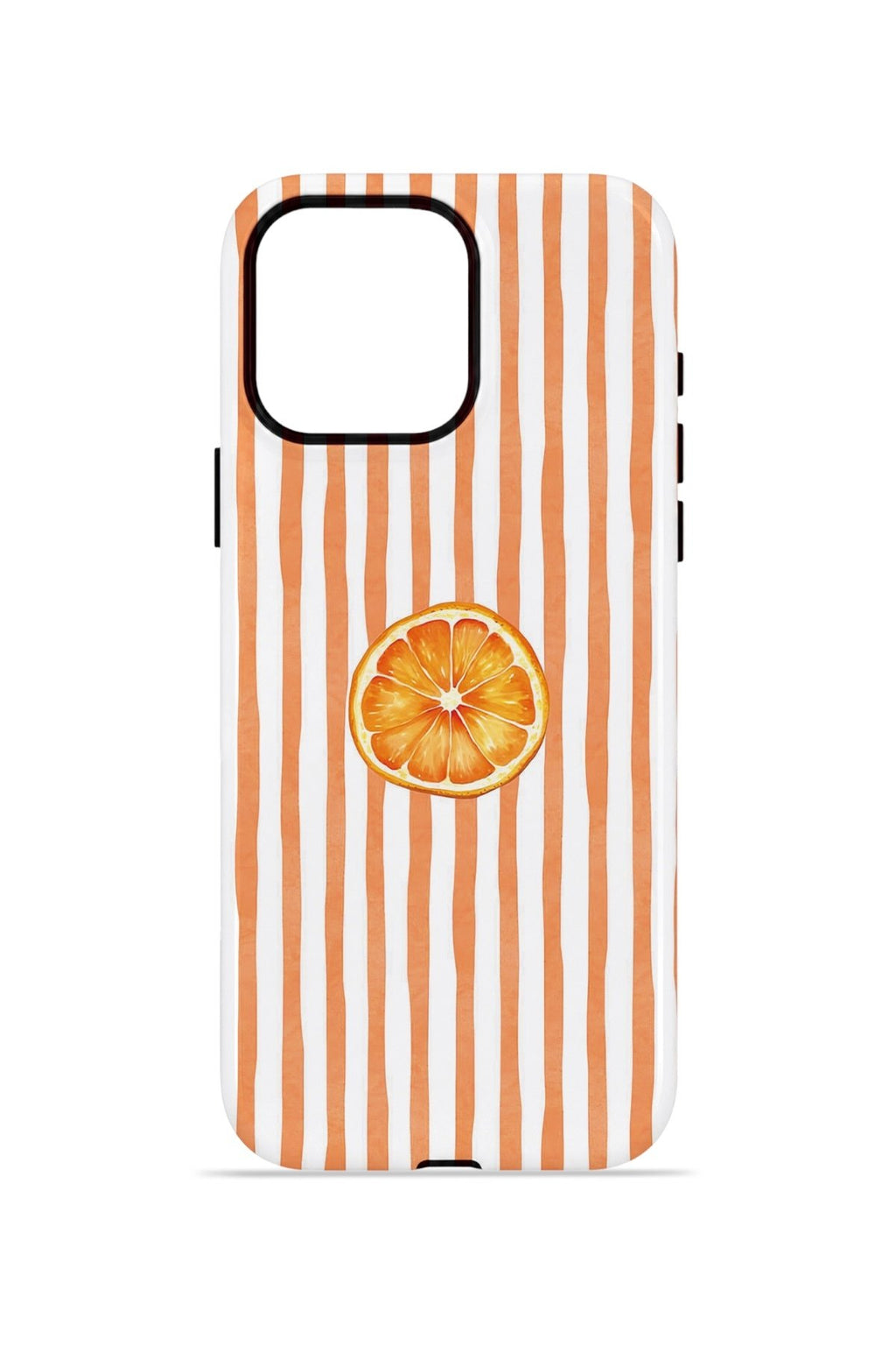 iPhone 15 Pro Max Vorian Çift Katmanlı MagSafe Kılıf Orange Slice Stripe
