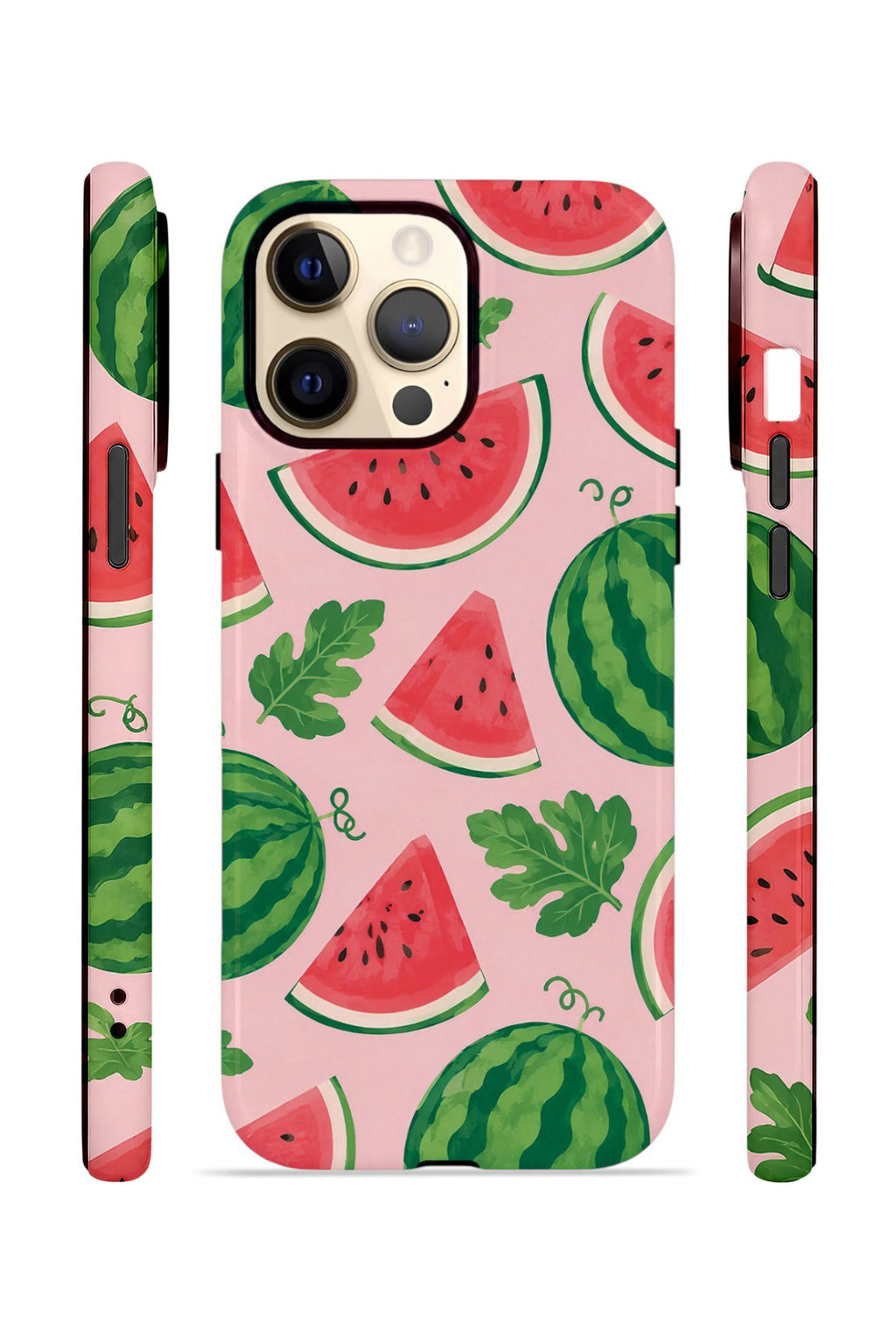 iPhone 12 Pro Max Vorian Çift Katmanlı MagSafe Kılıf Watermelon Garden Party