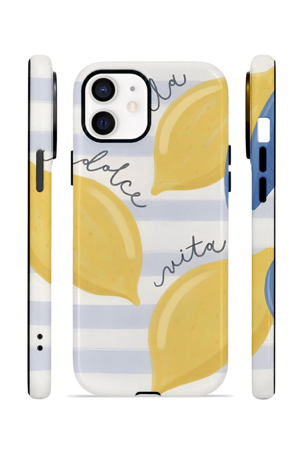 iPhone 12 Vorian Çift Katmanlı Kılıf Dolce Vita Lemon