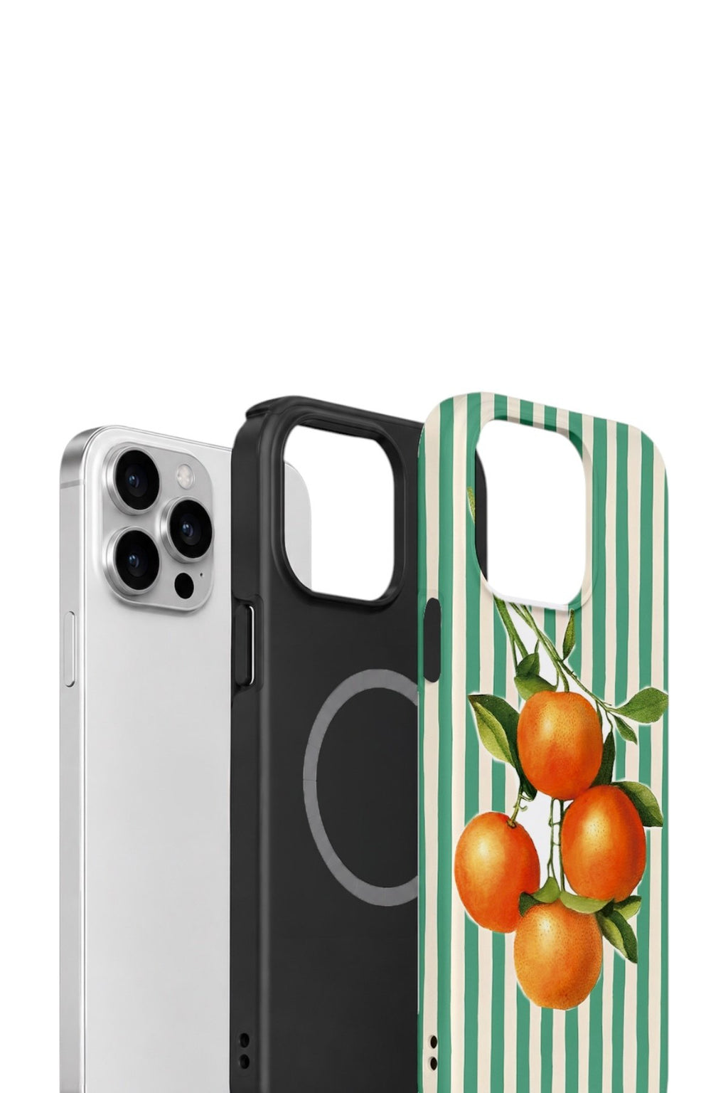 iPhone 13 Pro Max Vorian Çift Katmanlı MagSafe Kılıf Italian Orange Orchard