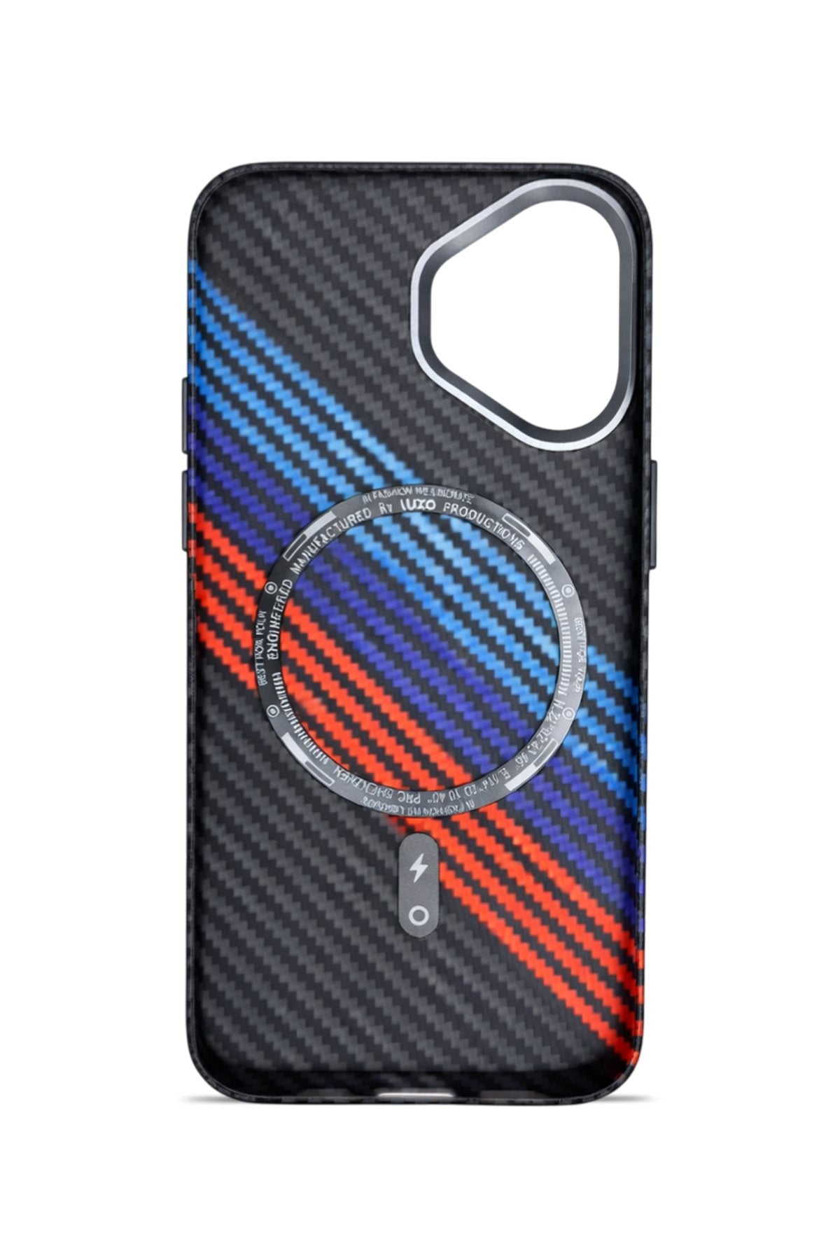 Nox Craft iPhone 16 Plus MagSafe Karbon Kılıf Flux Line