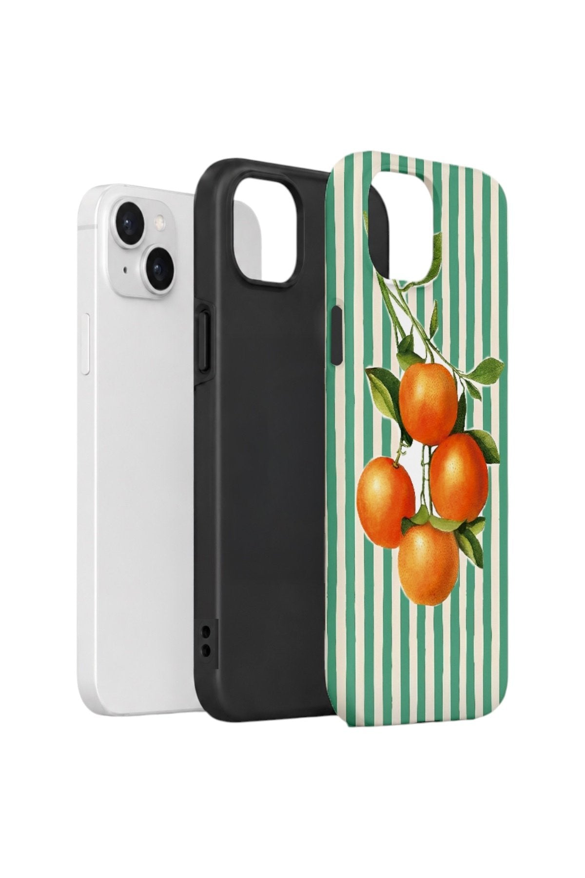 iPhone 15 Vorian Çift Katmanlı Kılıf Italian Orange Orchard