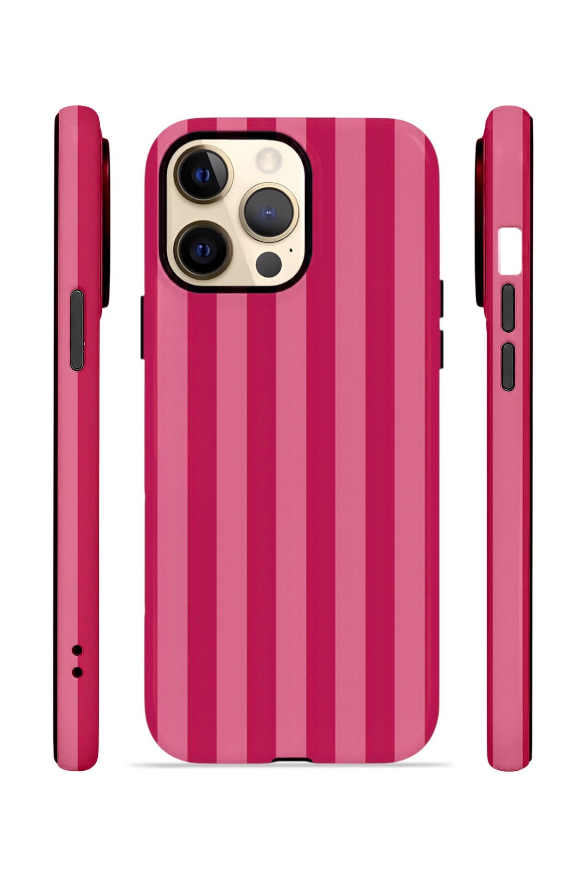 iPhone 12 Pro Vorian Çift Katmanlı Kılıf Berry Cabana