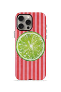 iPhone 15 Pro Max Vorian Çift Katmanlı MagSafe Kılıf Lime Slice Pop