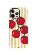 iPhone 12 Pro Vorian Çift Katmanlı MagSafe Kılıf Tomato Market Stripe