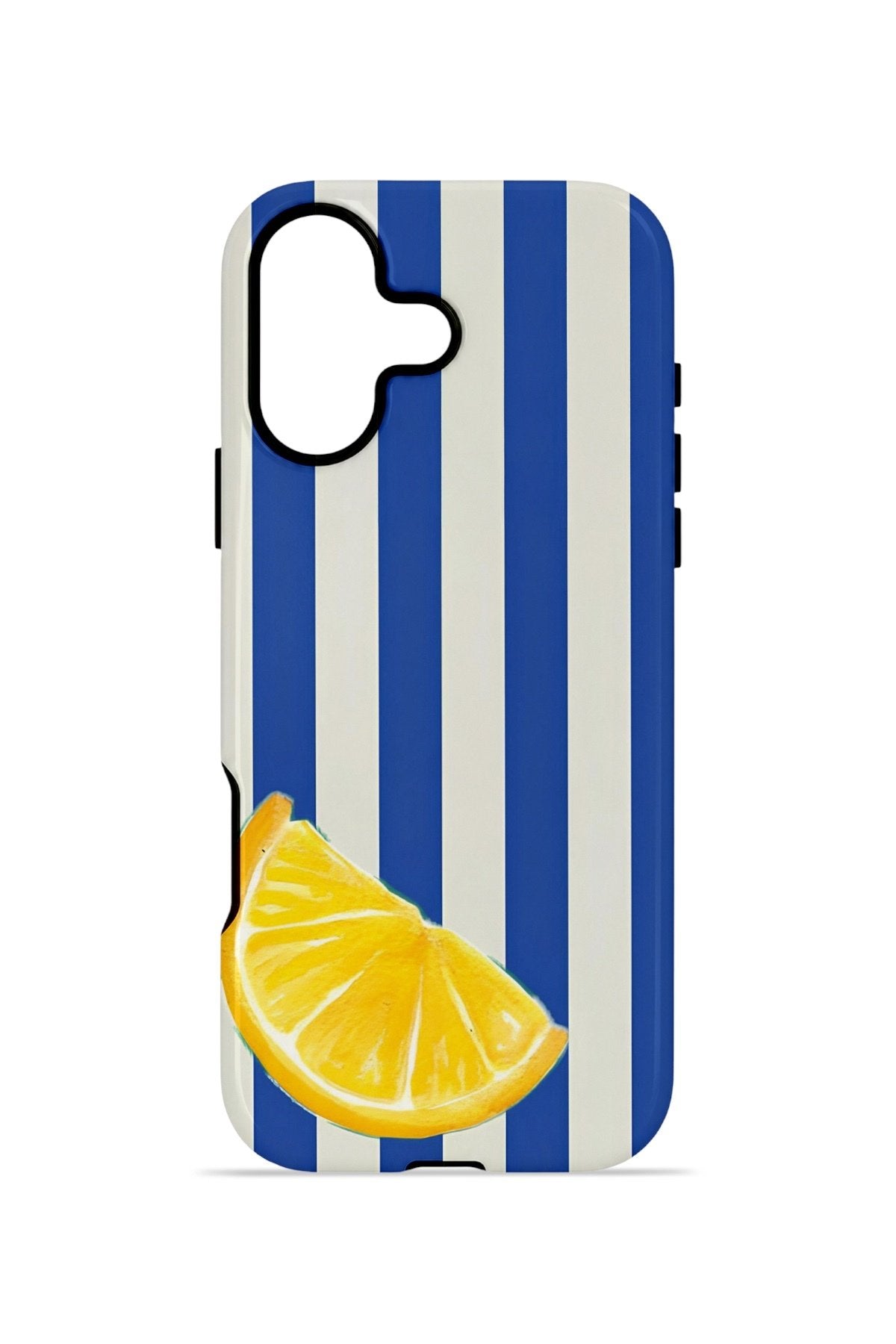 iPhone 16 Vorian Çift Katmanlı MagSafe Kılıf Lemon Coast Stripe
