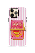 iPhone 12 Pro Max Vorian Çift Katmanlı Kılıf Sardine Club Pink