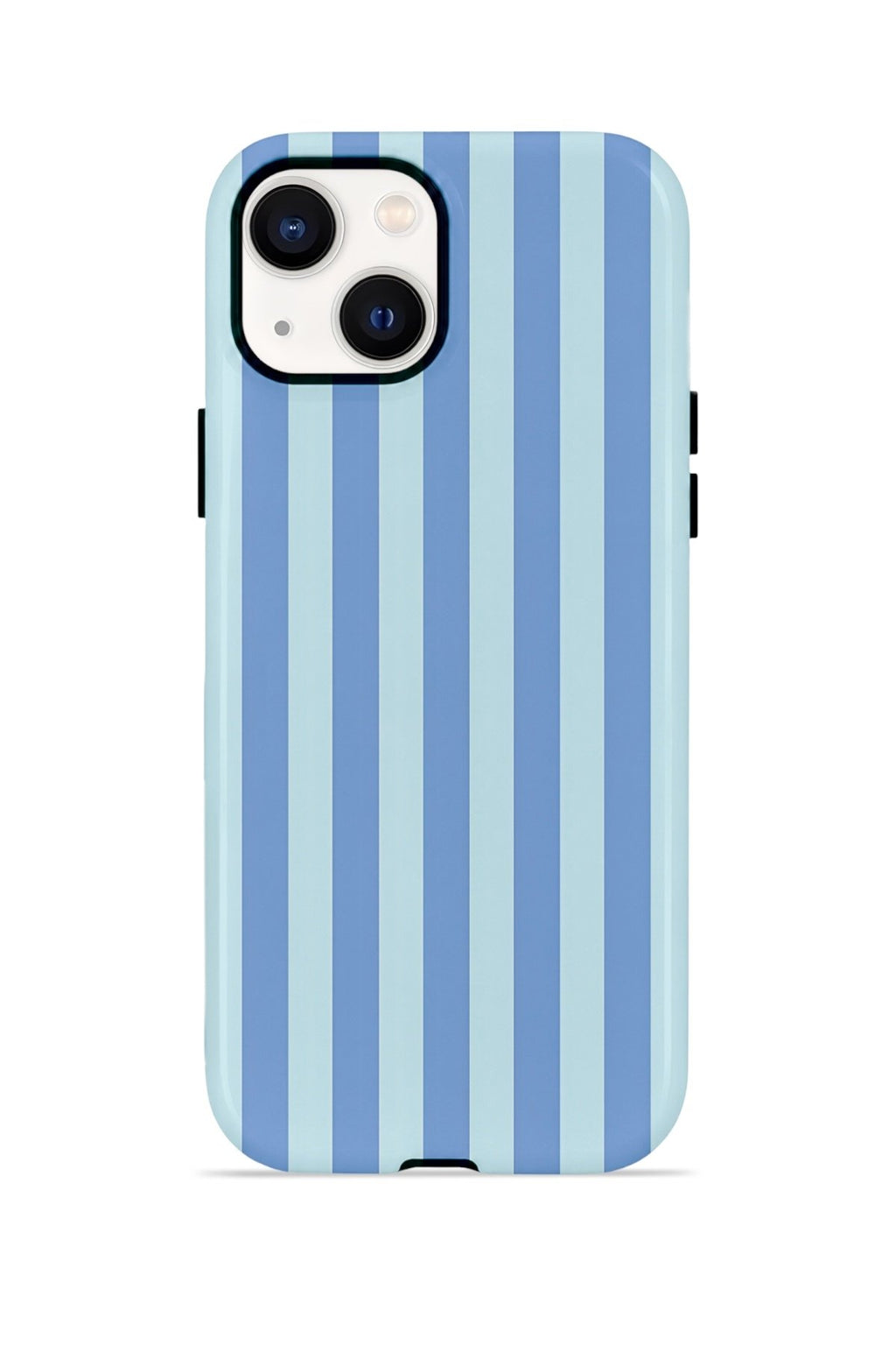 iPhone 15 Plus Vorian Çift Katmanlı MagSafe Kılıf Blue Gelato Stripe