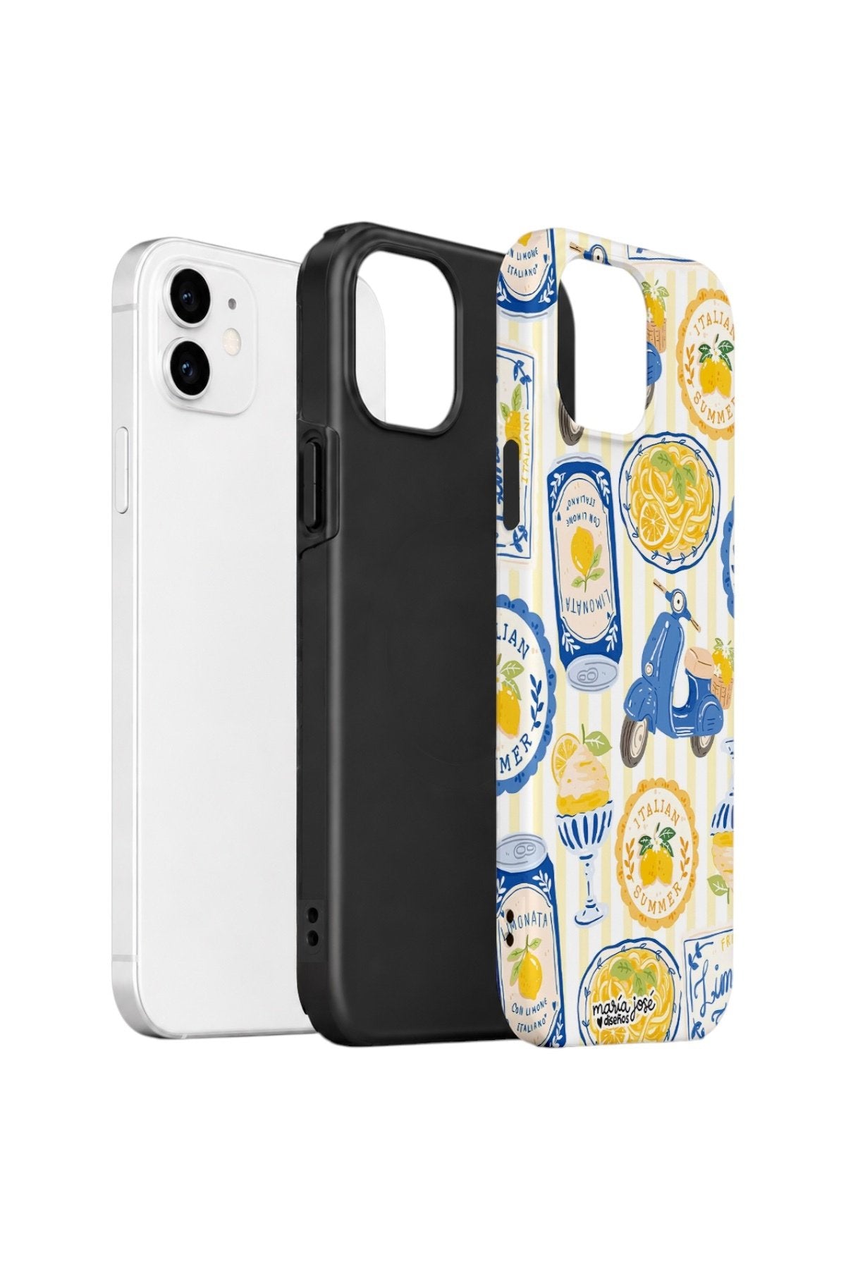 iPhone 11 Vorian Çift Katmanlı Kılıf Italian Tableware