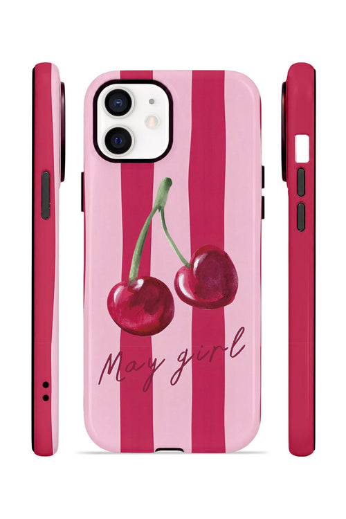 iPhone 11 Vorian Çift Katmanlı MagSafe Kılıf Cherry Girl