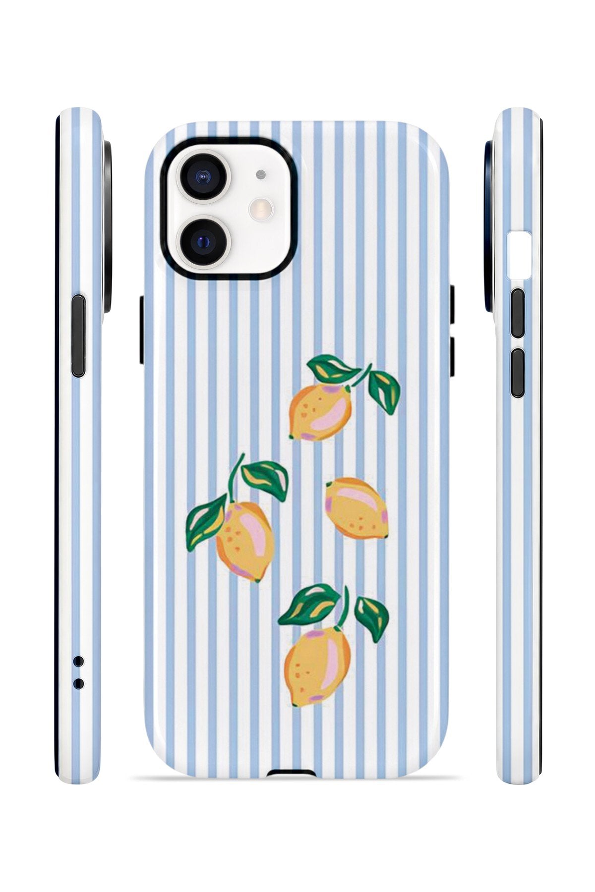 iPhone 12 Vorian Çift Katmanlı Kılıf Mini Lemon Riviera