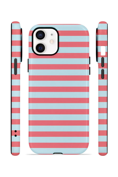 iPhone 11 Vorian Çift Katmanlı MagSafe Kılıf Candy Horizon Stripe