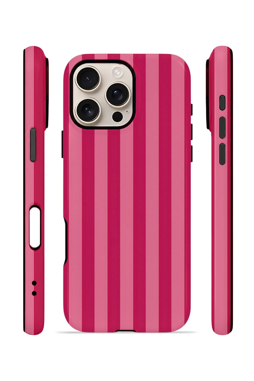 iPhone 16 Pro Max Vorian Çift Katmanlı Kılıf Berry Cabana