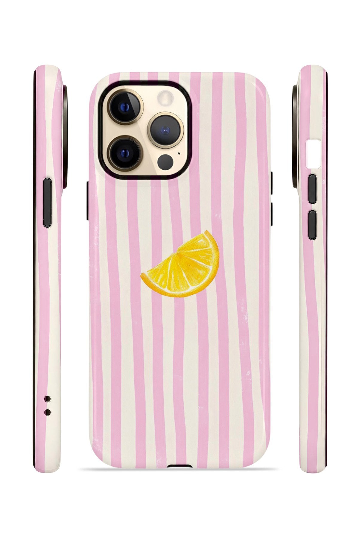 iPhone 13 Pro Vorian Çift Katmanlı Kılıf Pink Lemon Drop