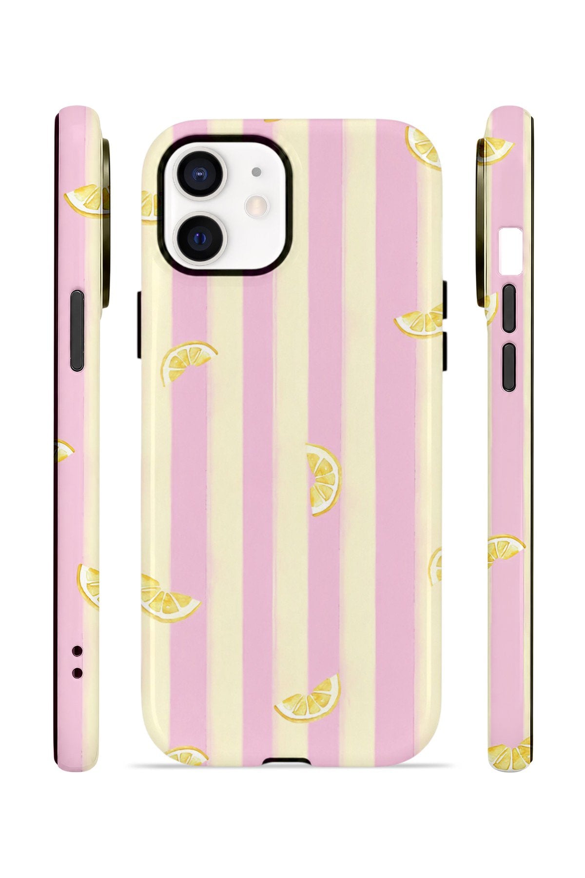 iPhone 11 Vorian Çift Katmanlı MagSafe Kılıf Pink Lemon Parade