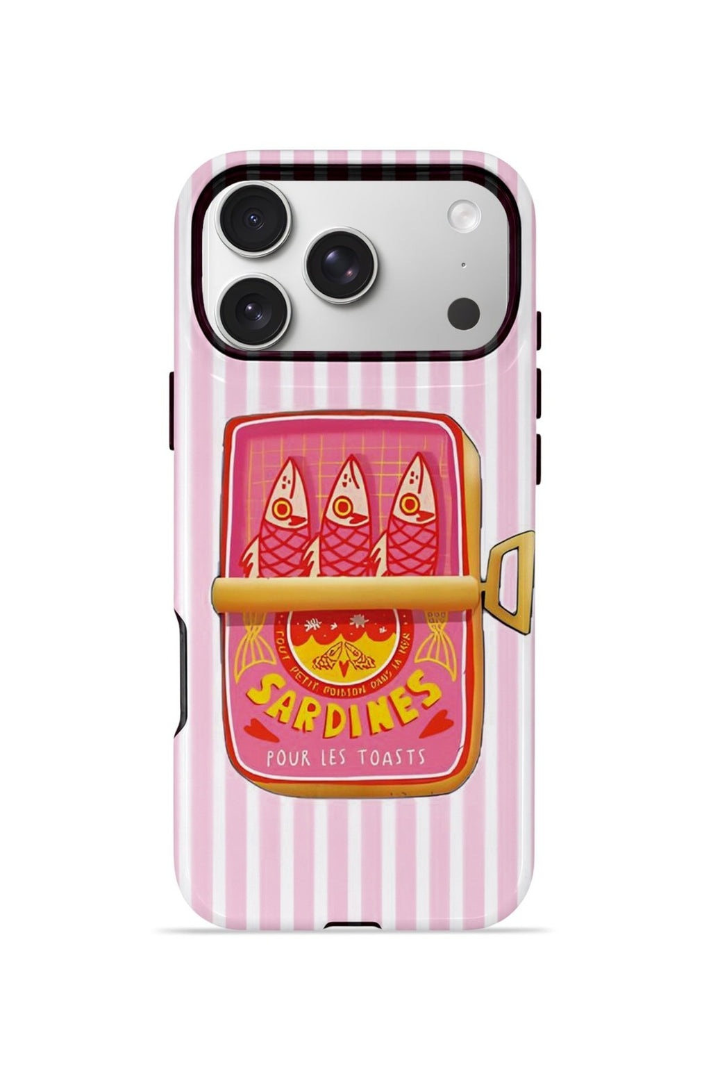 iPhone 17 Pro Vorian Çift Katmanlı Kılıf Sardine Club Pink