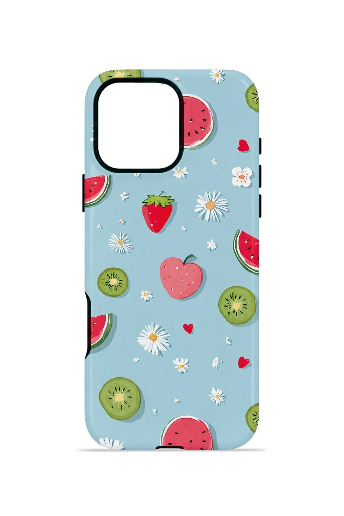 iPhone 16 Pro Vorian Çift Katmanlı Kılıf Fruit Confetti Sky