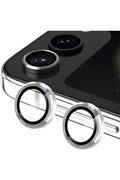Samsung Galaxy Z Flip 6 Metal Kamera Koruyucu Lens Gümüş