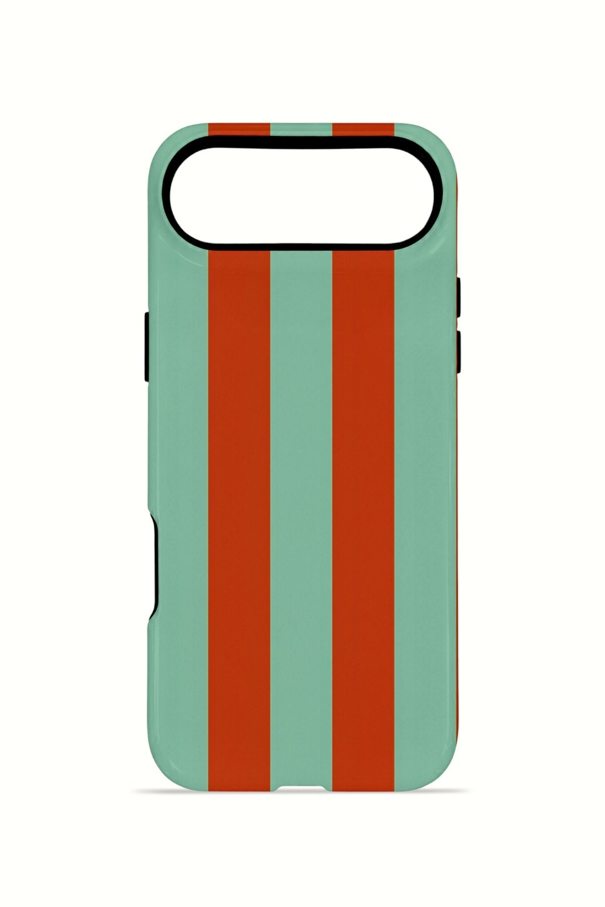 iPhone 17 Air Vorian Çift Katmanlı MagSafe Kılıf Terracotta Mint Stripe