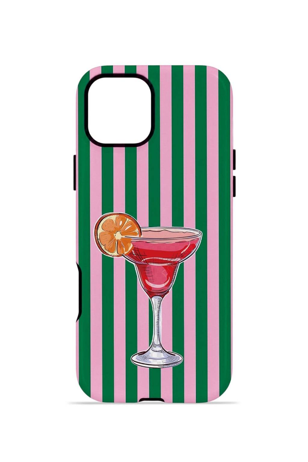 iPhone 14 Plus Vorian Çift Katmanlı Kılıf Pink Citrus Cocktail