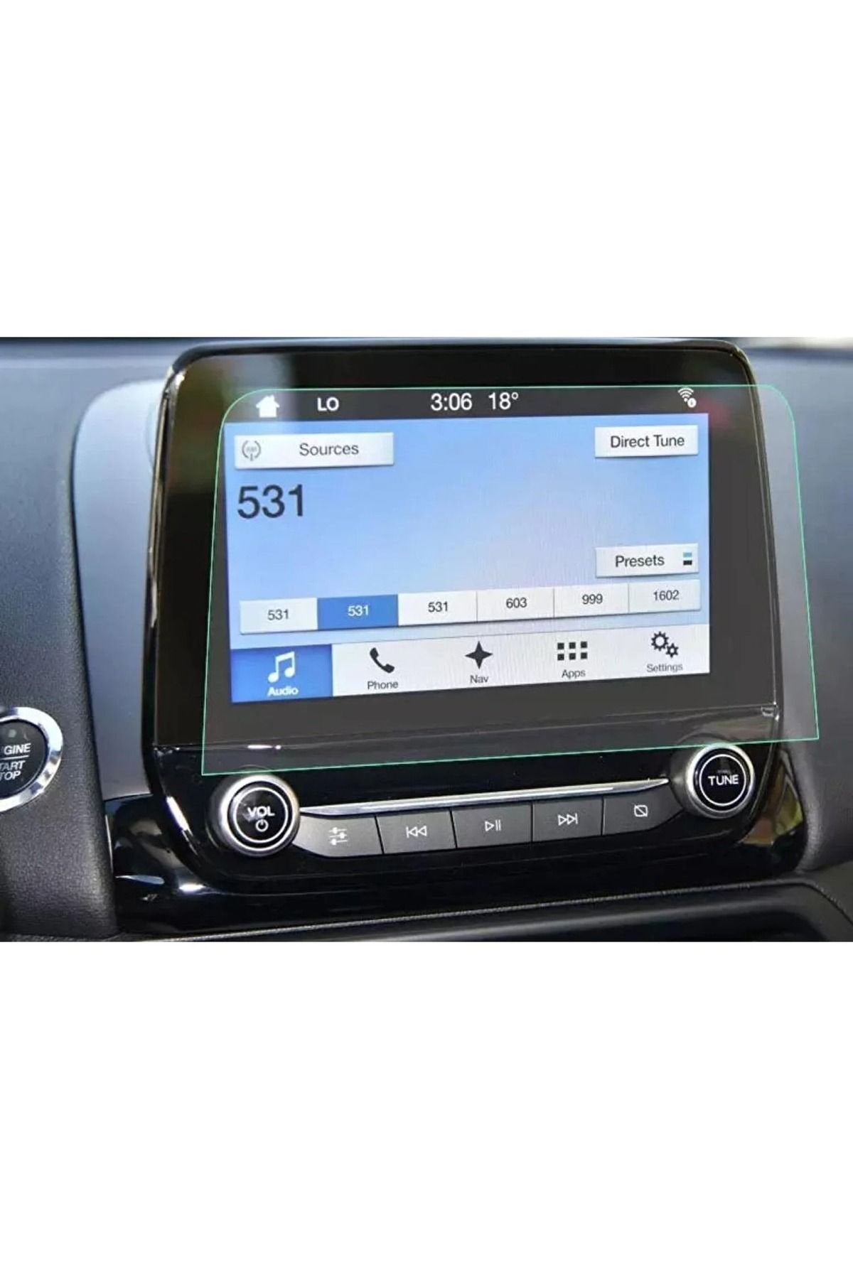 Ford Fiesta 1.1 Style 8 Inç Navigasyon Multimedya Nano Hd Ekran Koruyucu