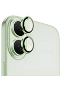 iPhone 16 - 16 Plus Metal Kamera Koruyucu Lens Yeşil