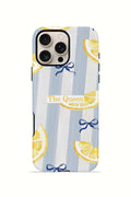 iPhone 16 Pro Max Vorian Çift Katmanlı Kılıf Queen Lemon Bow
