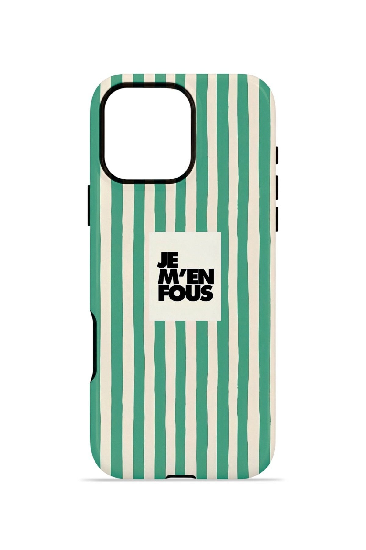 iPhone 16 Pro Vorian Çift Katmanlı Kılıf Je M En Fous Green