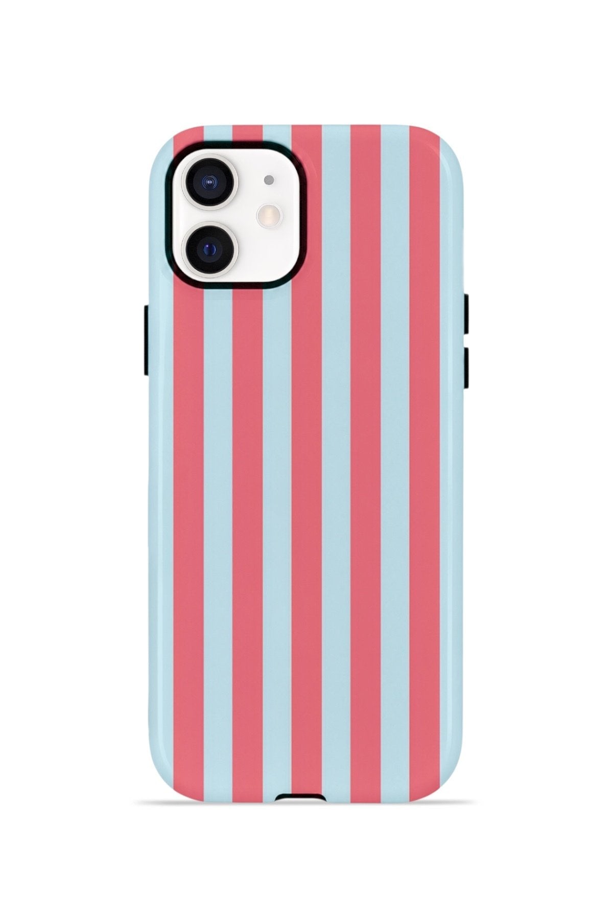 iPhone 11 Vorian Çift Katmanlı MagSafe Kılıf Poolside Candy Stripe