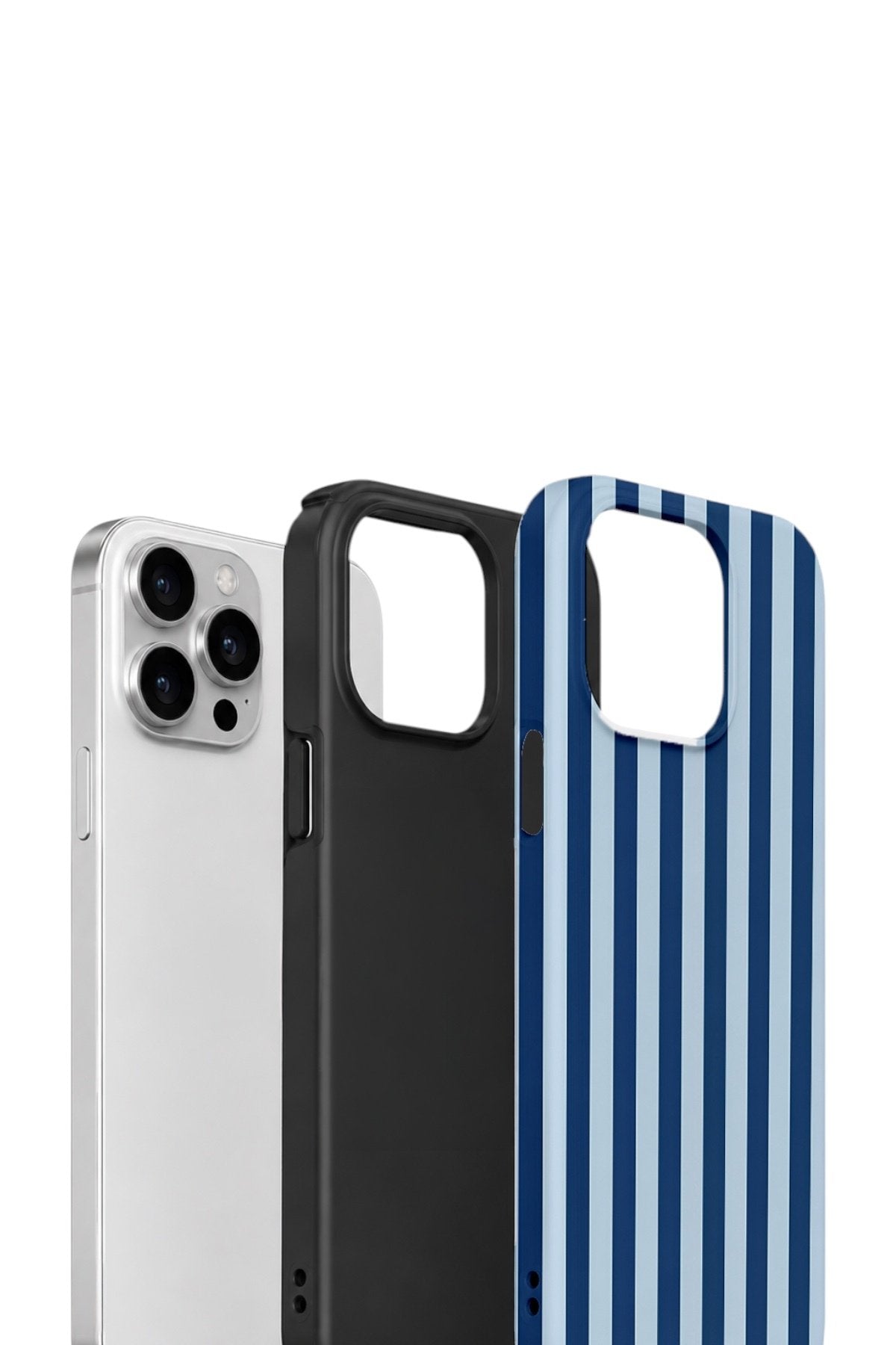 iPhone 13 Pro Max Vorian Çift Katmanlı Kılıf Deep Blue Riviera