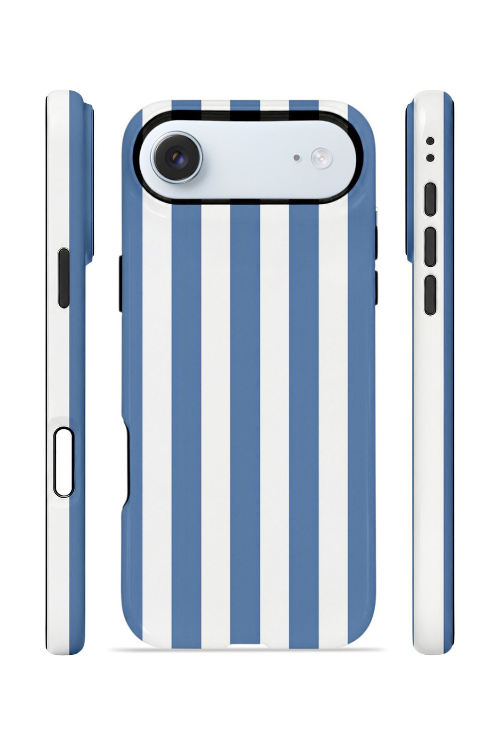 iPhone 17 Air Vorian Çift Katmanlı MagSafe Kılıf Blue Marina Stripe