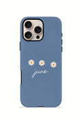 iPhone 16 Pro Max Vorian Çift Katmanlı Kılıf June Daisy Blue