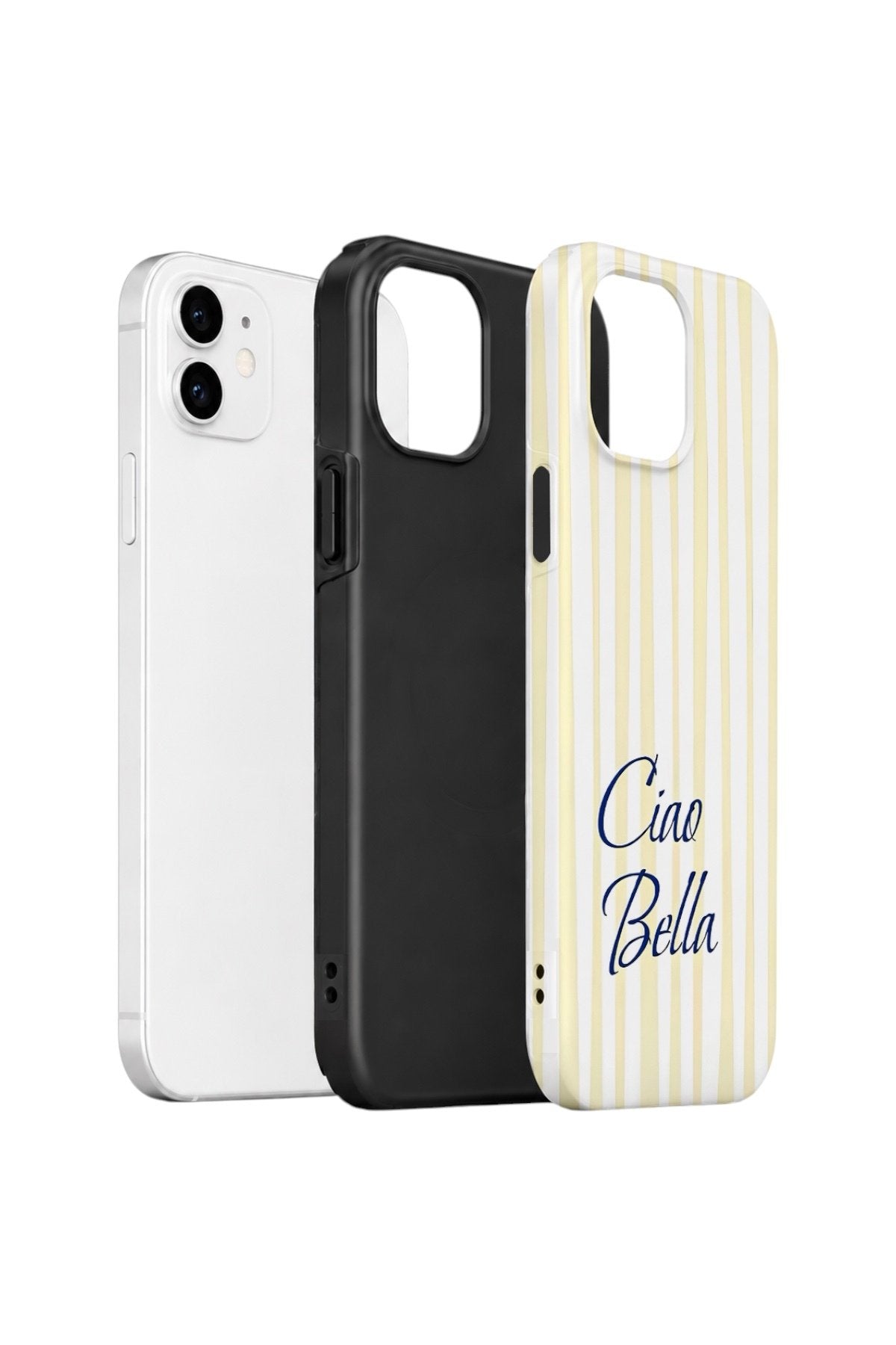 iPhone 12 Vorian Çift Katmanlı Kılıf Ciao Bella Lemon