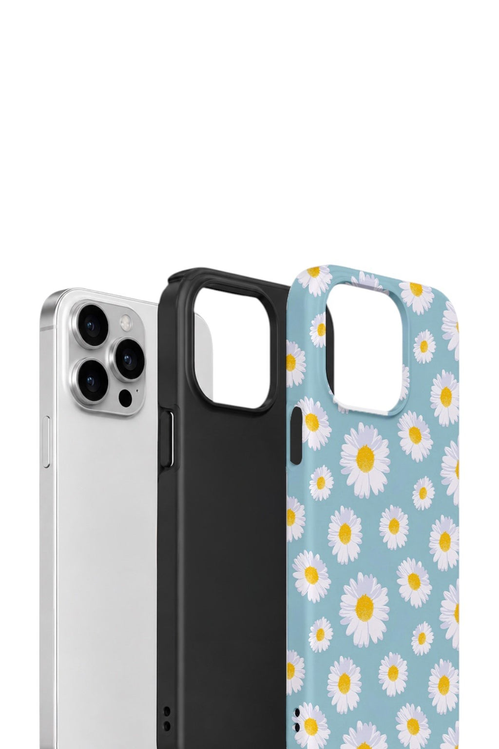 iPhone 14 Pro Vorian Çift Katmanlı Kılıf Daisy Sky