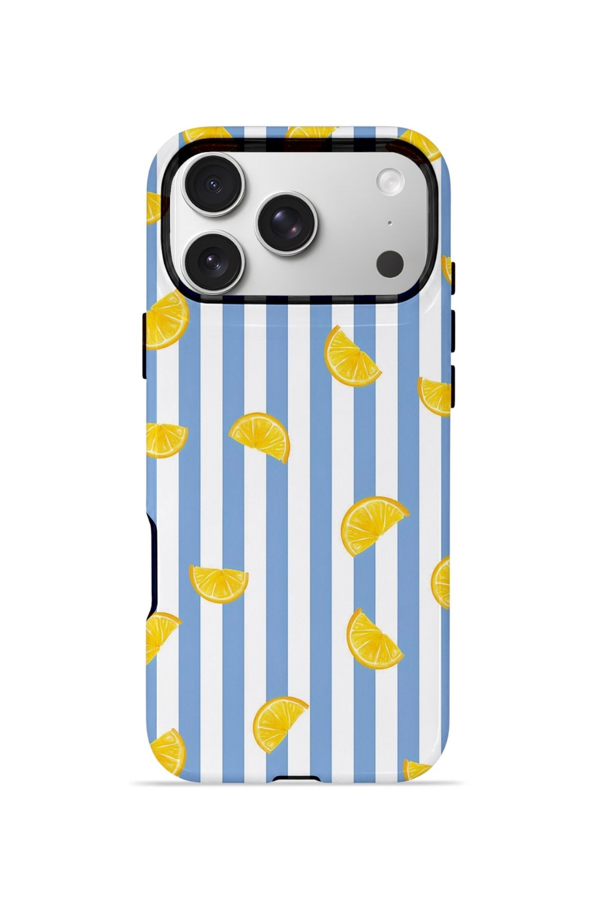 iPhone 17 Pro Vorian Çift Katmanlı MagSafe Kılıf Lemon Confetti Blue