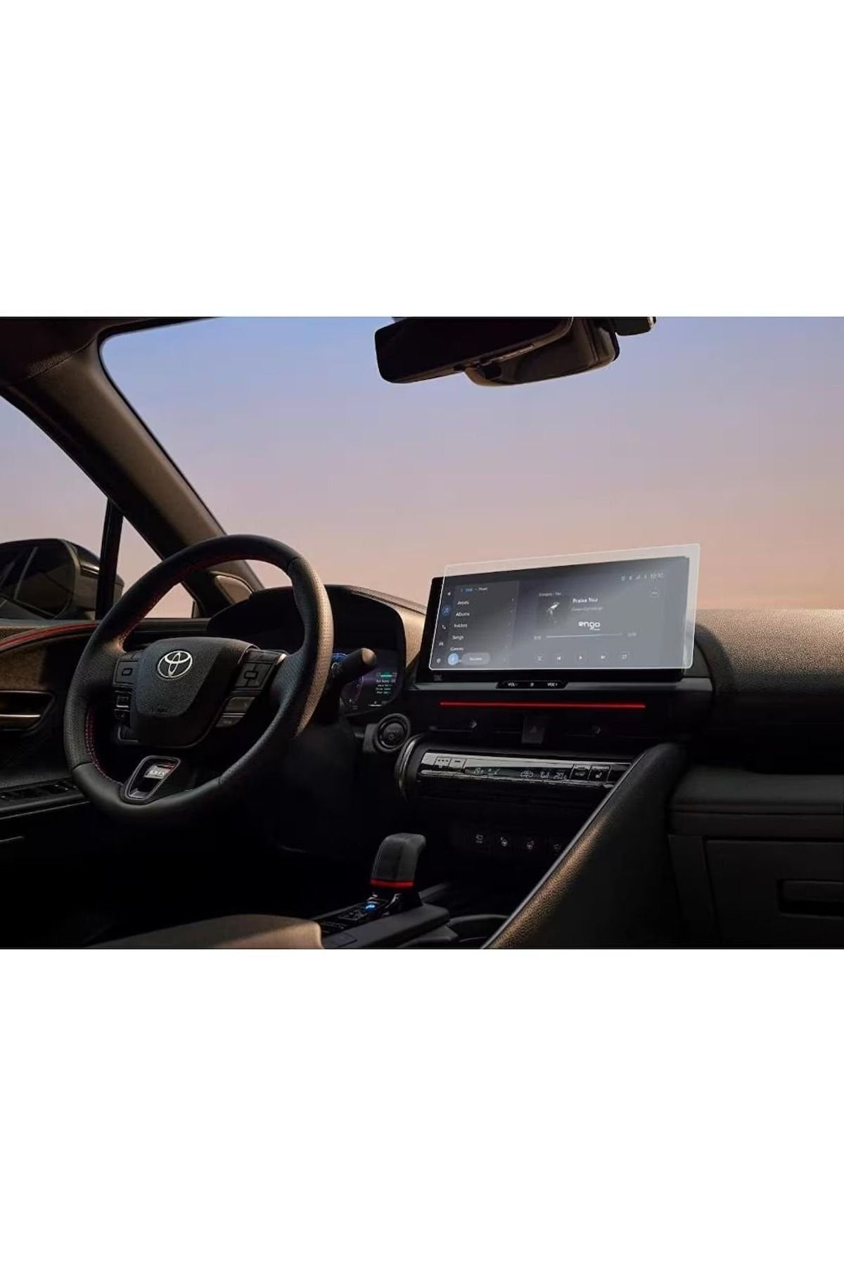 Toyota C-Hr Hybrid 12.3 Inç Uyumlu Multimedya 9H Nano Anti-Broken Ekran Koruyucu