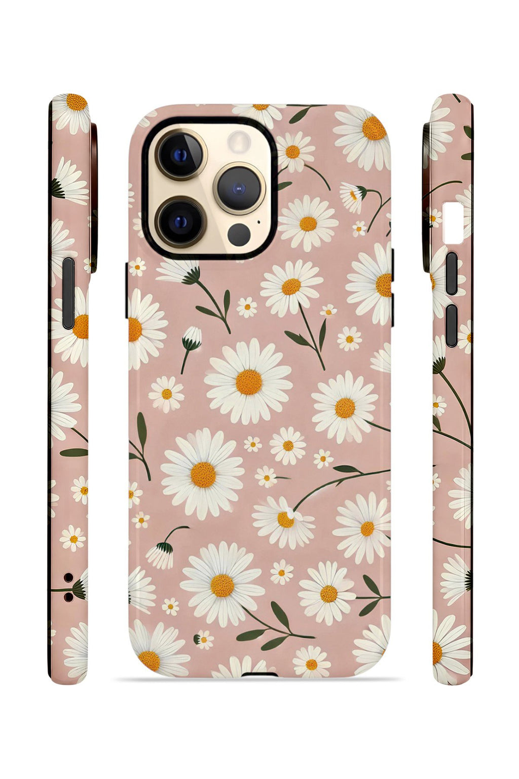 iPhone 12 Pro Vorian Çift Katmanlı Kılıf Daisy Mocha Garden
