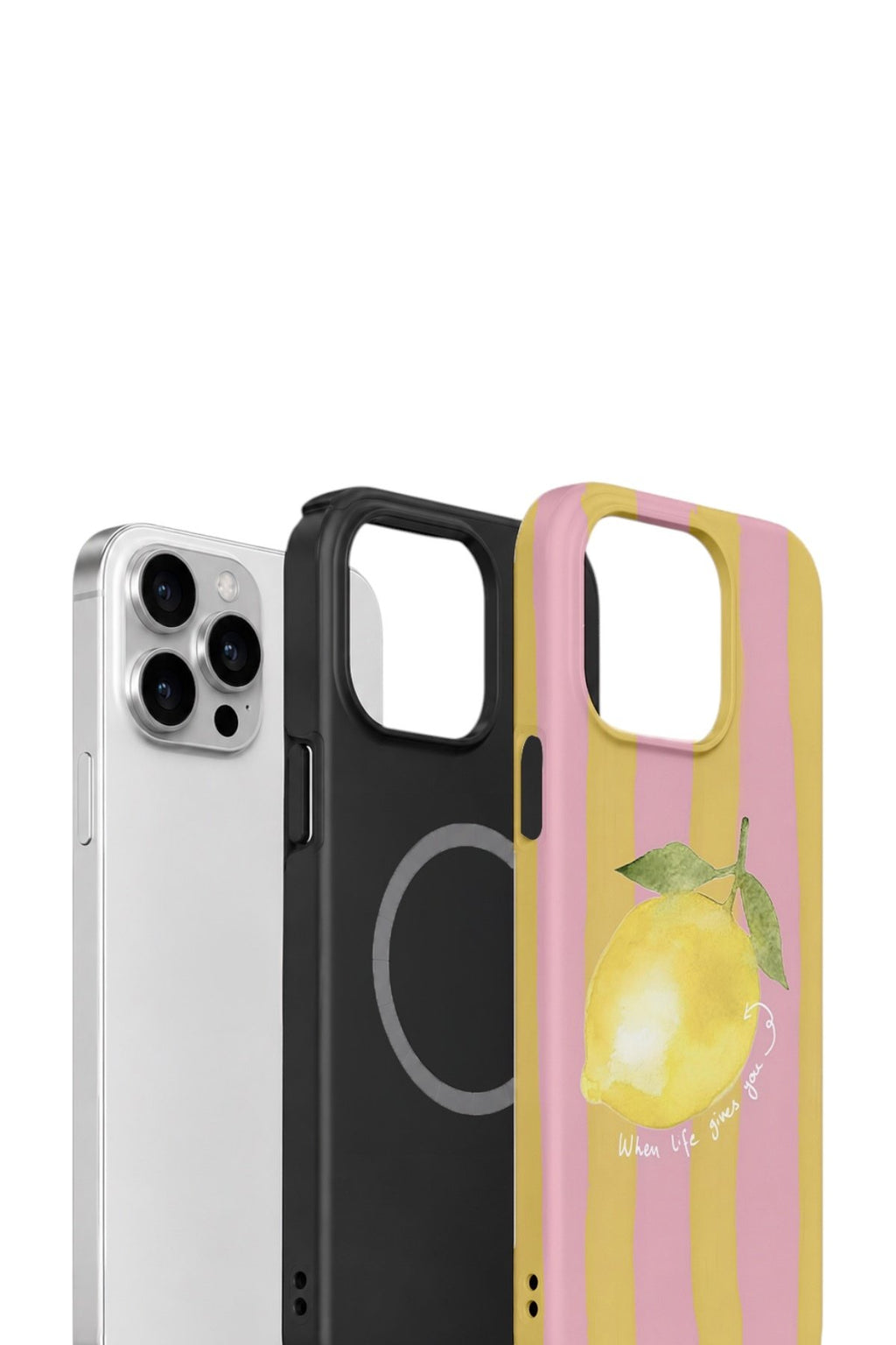 iPhone 15 Pro Vorian Çift Katmanlı MagSafe Kılıf Pink Lemon Muse