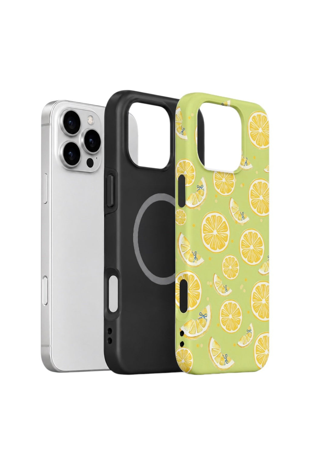 iPhone 16 Pro Vorian Çift Katmanlı MagSafe Kılıf Lemonade Garden