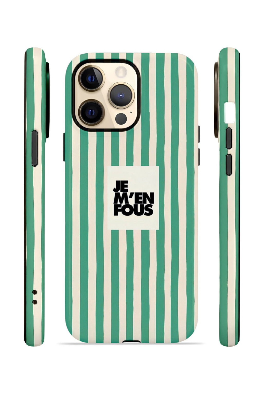 iPhone 12 Pro Vorian Çift Katmanlı MagSafe Kılıf Je M En Fous Green