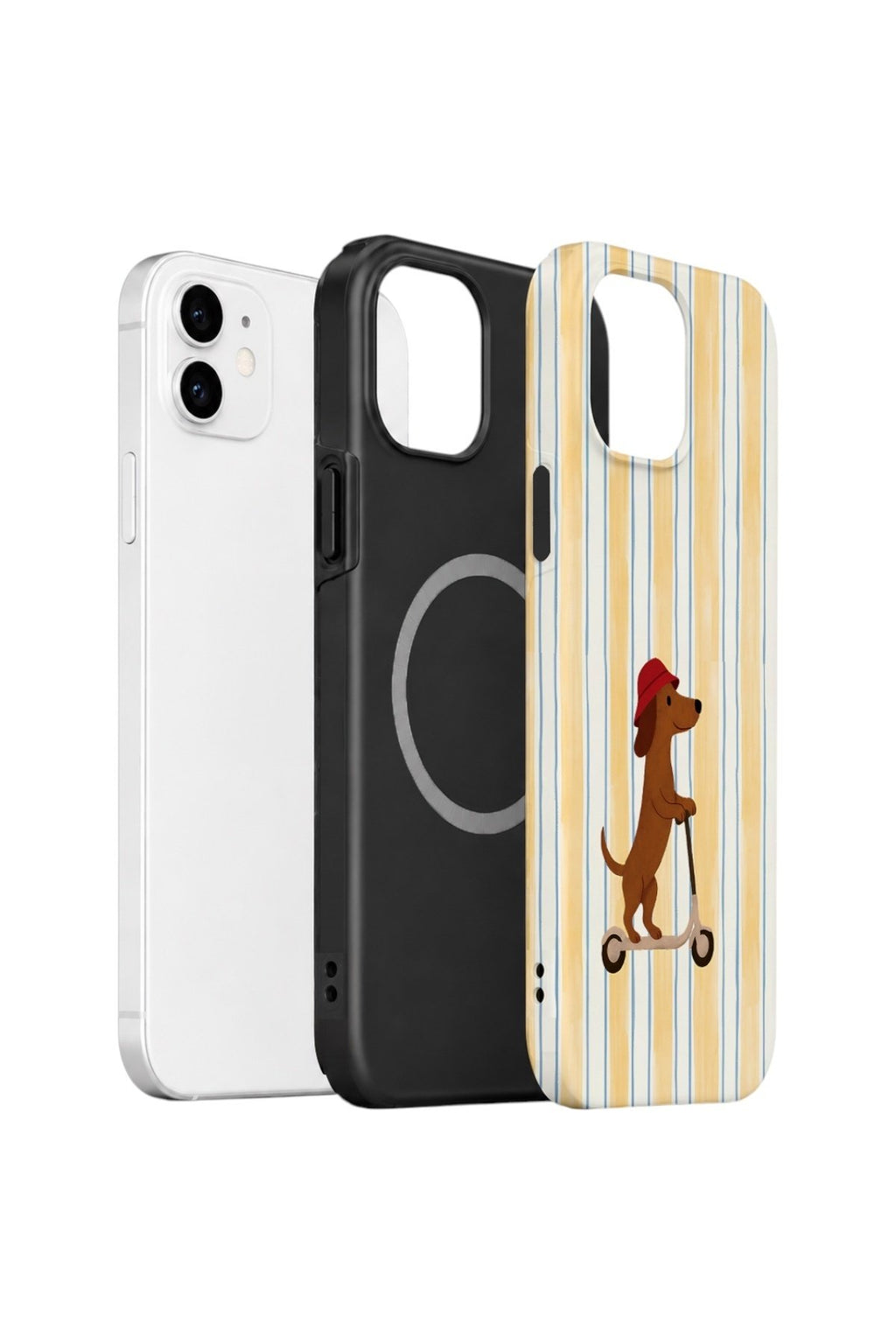 iPhone 11 Vorian Çift Katmanlı MagSafe Kılıf Dachshund Riviera