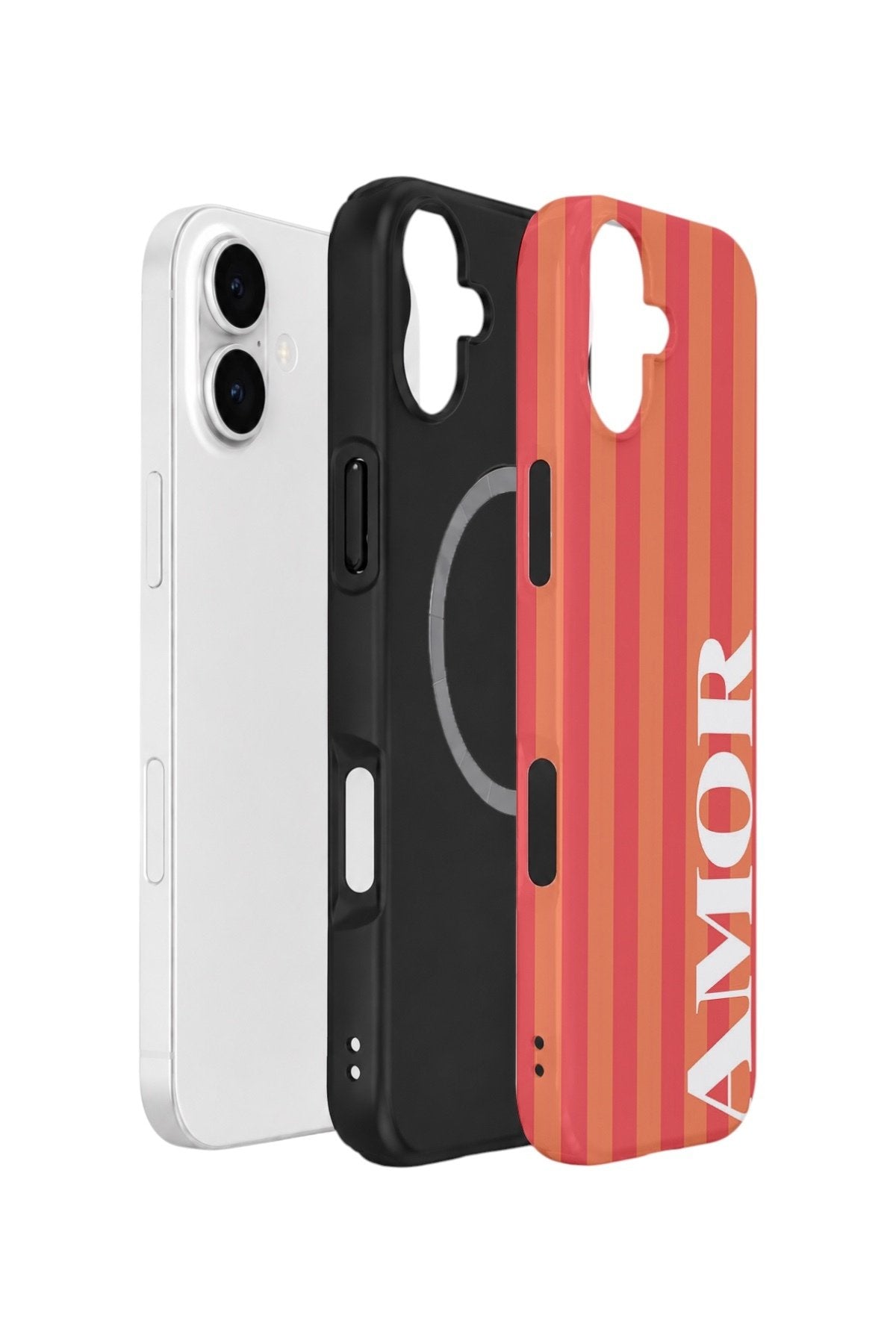 iPhone 17 Vorian Çift Katmanlı MagSafe Kılıf Amor Sunset