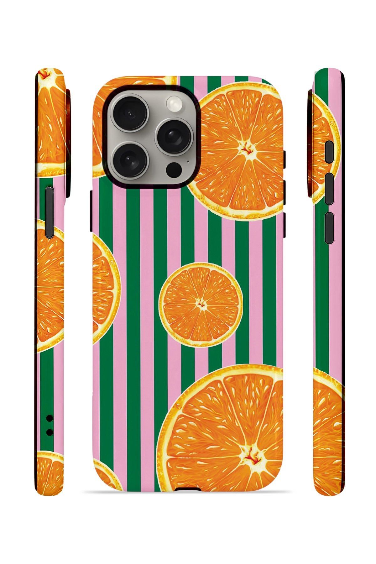 iPhone 15 Pro Max Vorian Çift Katmanlı Kılıf Orange Grove Cabana