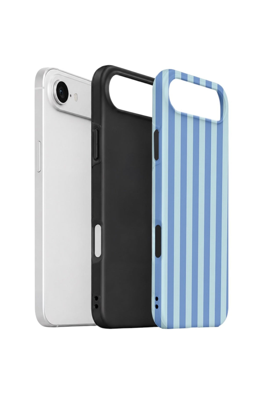 iPhone 17 Air Vorian Çift Katmanlı Kılıf Blue Gelato Stripe