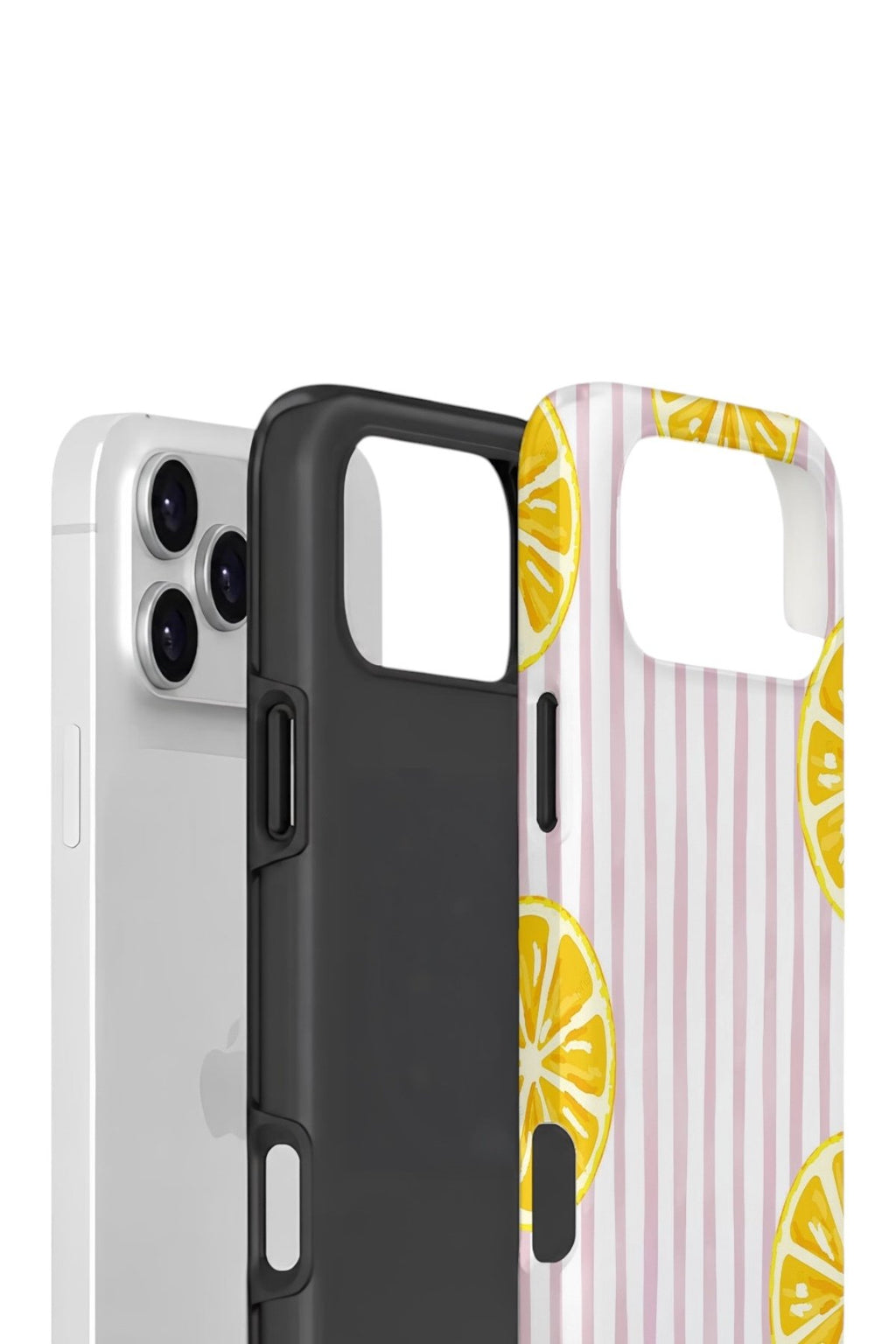 iPhone 17 Pro Max Vorian Çift Katmanlı Kılıf Pink Lemon Window