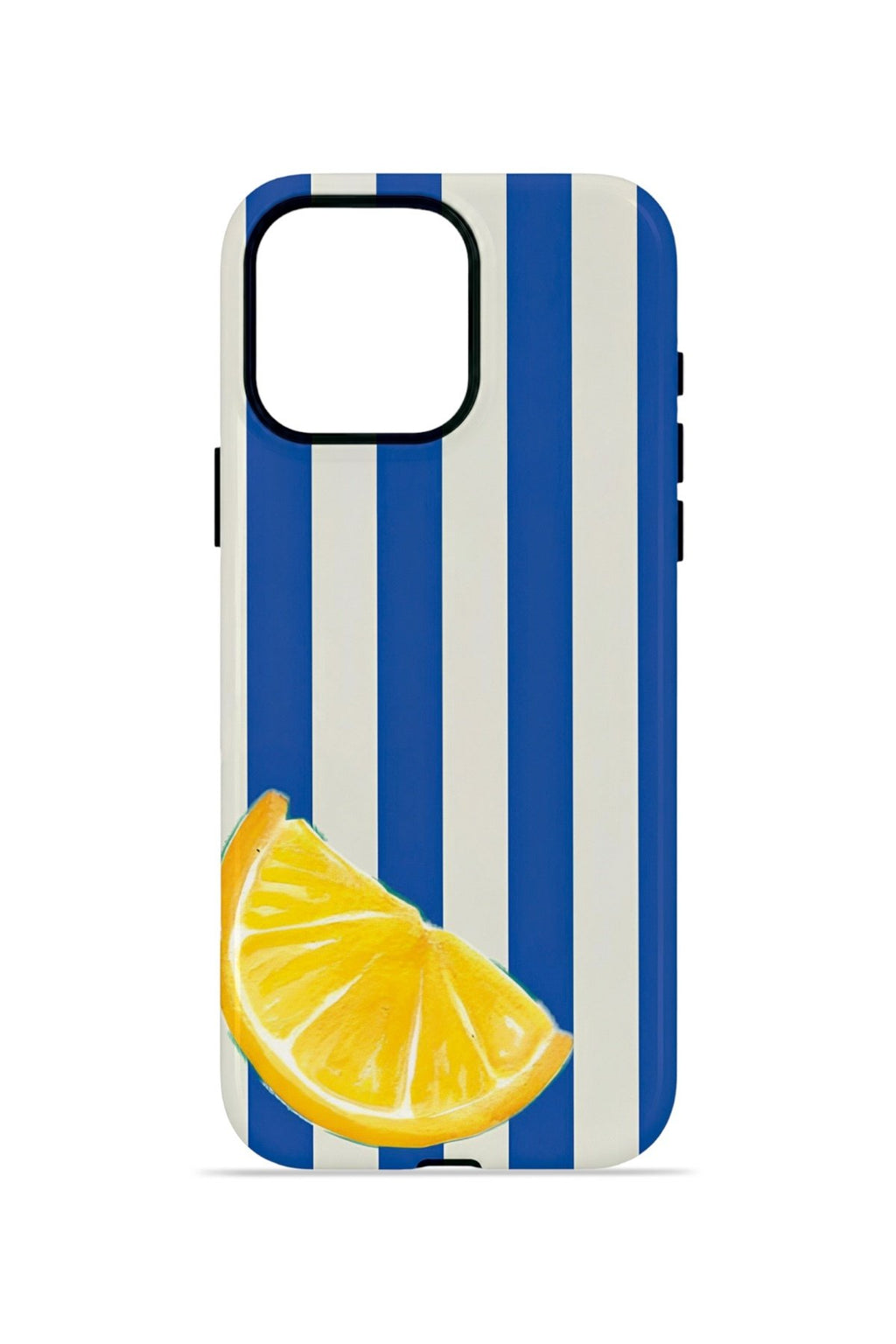 iPhone 15 Pro Max Vorian Çift Katmanlı Kılıf Lemon Coast Stripe