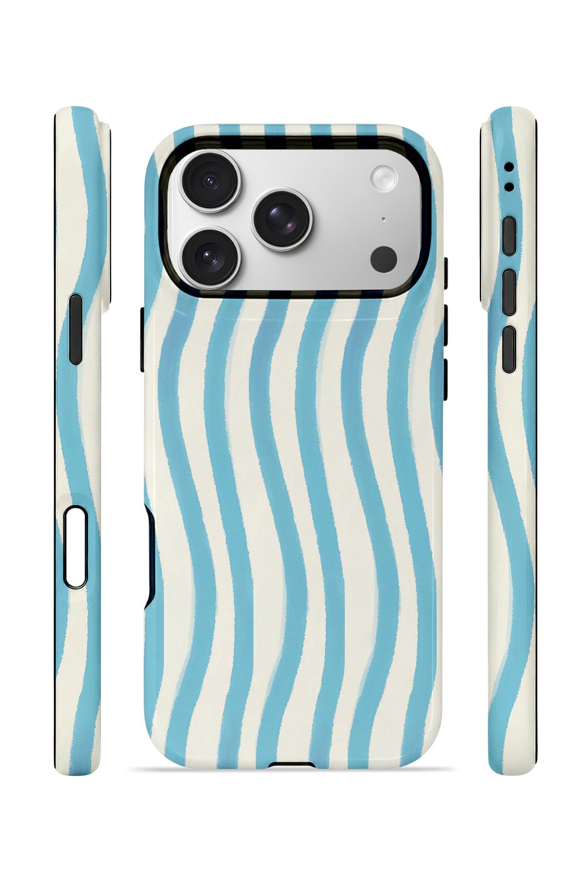 iPhone 17 Pro Vorian Çift Katmanlı Kılıf Aqua Wave Riviera
